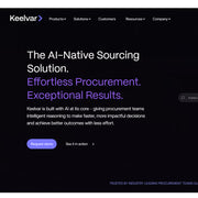 Keelvar – AI-Powered Procurement & Sourcing Optimization